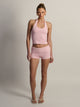HARLOW HARLOW MELANI MICRO SHORT - PINK/WHITE - Boathouse