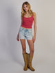 HARLOW HARLOW LAINEY SHORT - LIGHT WASH - Boathouse