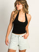 HARLOW HARLOW HALROW MIDI SHORT - CHAMBRAY - Boathouse