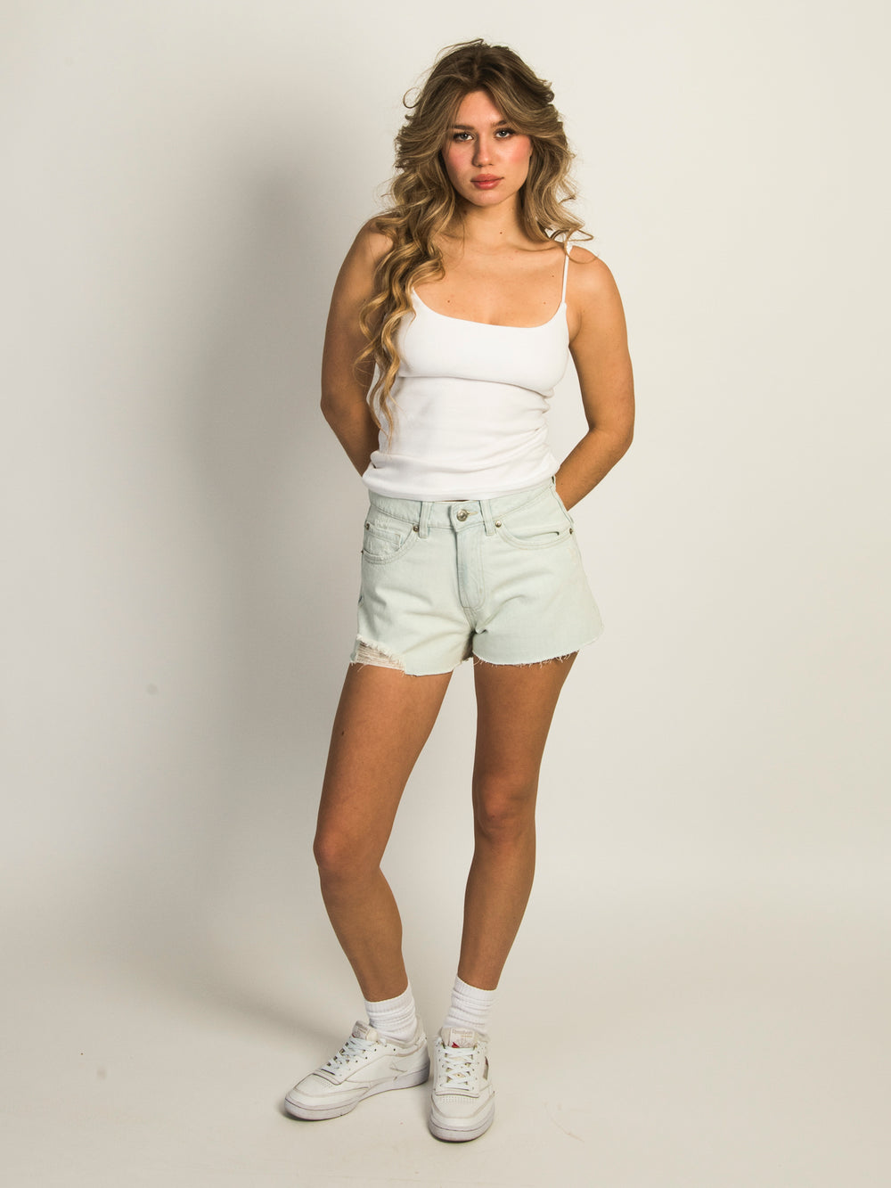 HARLOW HARLOW SHORTIE SHORT - CHAMBRAY - CLEARANCE - Boathouse