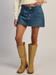 HARLOW DAISY DENIM SKORT - DARK WASH