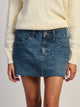 HARLOW DAISY DENIM SKORT - DARK WASH