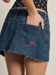 HARLOW HARLOW DAISY DENIM SKORT - EMBROIDERED - Boathouse