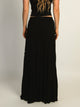 HARLOW HARLOW TIERED SKIRT - BLACK - Boathouse