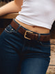 HARLOW HARLOW CLASSIC BELT - BROWN - Boathouse