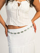 HARLOW HARLOW BELLE CHAIN BELT - SILVER - Boathouse