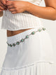 HARLOW HARLOW BELLE CHAIN BELT - SILVER - Boathouse