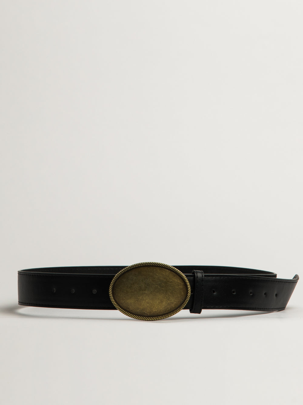 HARLOW BRYNN BUCKLE BELT - BLACK