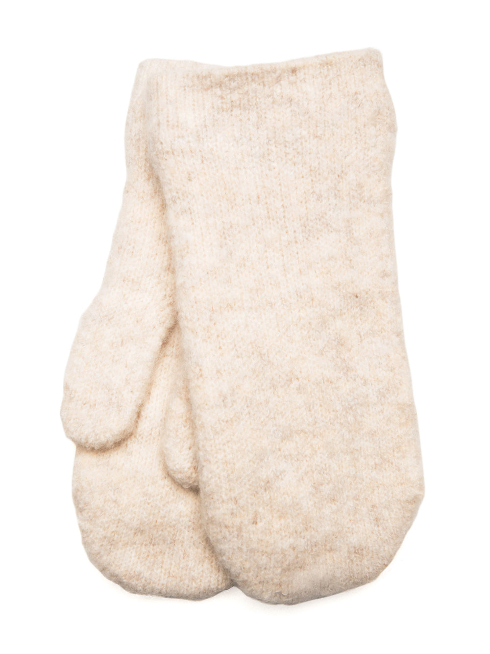 HARLOW CLASSIC KNIT MITTEN - OATMEAL