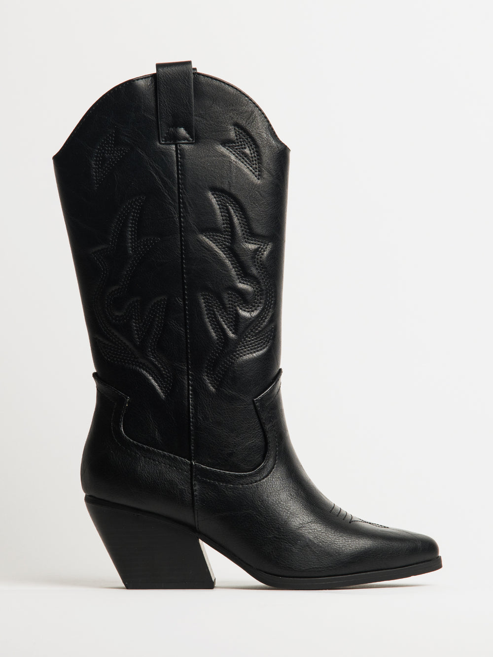 BOTTES DE COW-BOY HARLOW STASSIE POUR FEMMES - NOIR