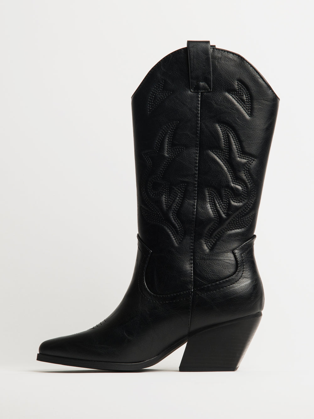BOTTES DE COW-BOY HARLOW STASSIE POUR FEMMES - NOIR