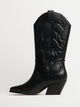 HARLOW WOMENS HARLOW STASSIE COWBOY BOOTS - BLACK - Boathouse