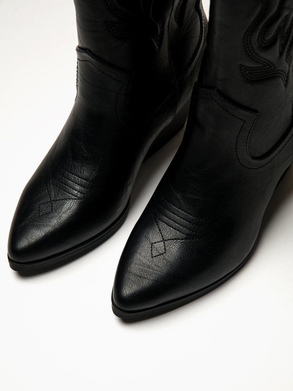 BOTTES DE COW-BOY HARLOW STASSIE POUR FEMMES - NOIR