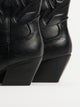 HARLOW WOMENS HARLOW STASSIE COWBOY BOOTS - BLACK - Boathouse