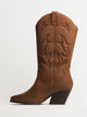 HARLOW WOMENS HARLOW STASSIE COWBOY BOOTS - BROWN - Boathouse