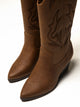 HARLOW WOMENS HARLOW STASSIE COWBOY BOOTS - BROWN - Boathouse