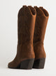 HARLOW WOMENS HARLOW STASSIE COWBOY BOOTS - BROWN - Boathouse
