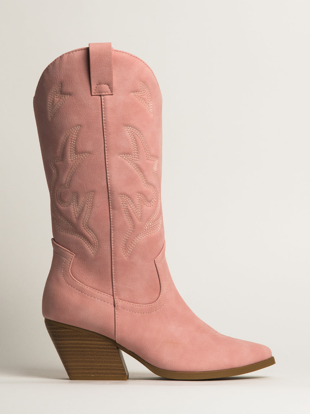 WOMENS HARLOW STASSIE COWBOY BOOTS -LIGHT PINK