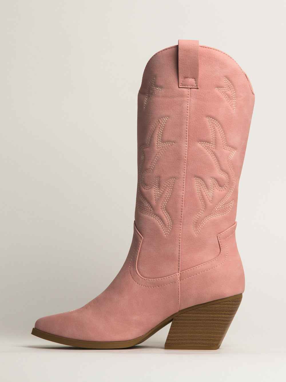 WOMENS HARLOW STASSIE COWBOY BOOTS -LIGHT PINK
