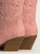 HARLOW WOMENS HARLOW STASSIE COWBOY BOOTS -LIGHT PINK - Boathouse