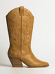 HARLOW WOMENS HARLOW STASSIE COWBOY BOOTS - TAN - Boathouse