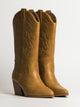 HARLOW WOMENS HARLOW STASSIE COWBOY BOOTS - TAN - Boathouse