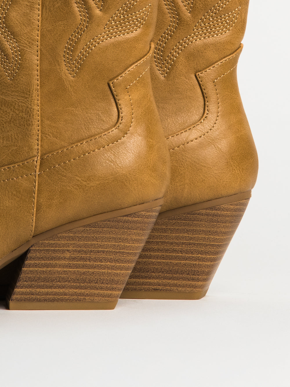 WOMENS HARLOW STASSIE COWBOY BOOTS - TAN