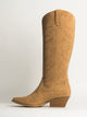 WOMENS HARLOW OAKLEE COWBOY BOOTS - CAMEL