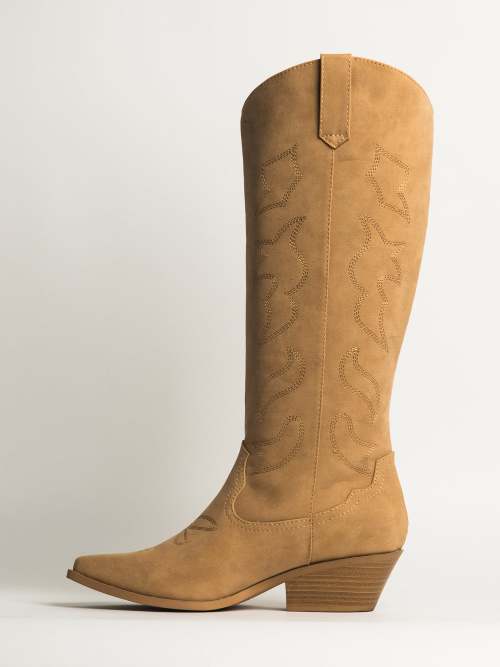 WOMENS HARLOW OAKLEE COWBOY BOOTS - CAMEL