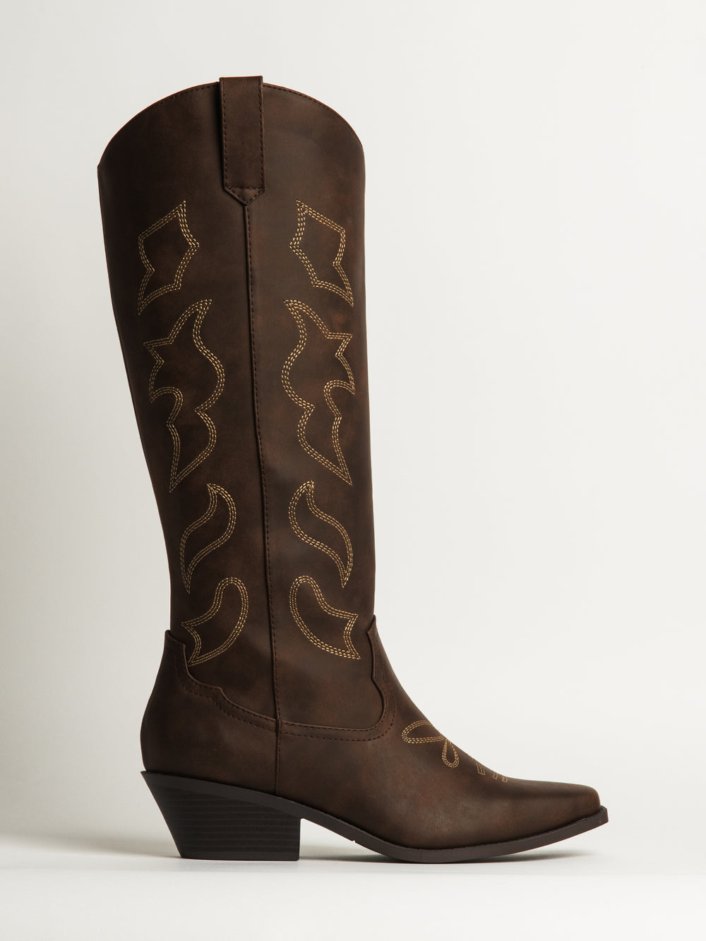 BOTTES DE COWBOY HARLOW OAKLEE POUR FEMMES - MARRON