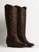 HARLOW WOMENS HARLOW OAKLEE COWBOY BOOTS - BROWN - Boathouse