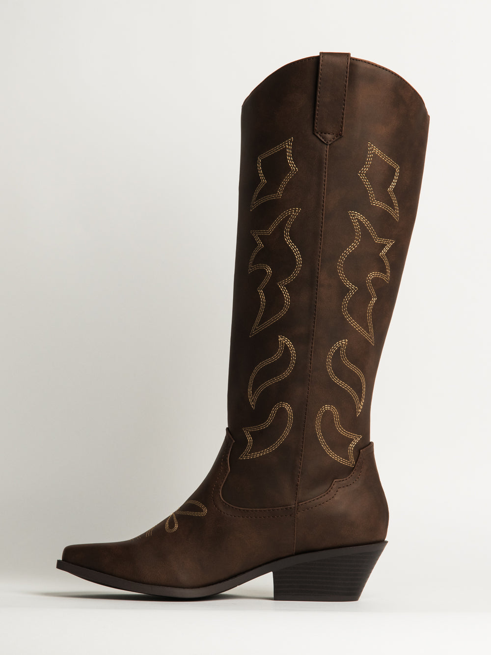 BOTTES DE COWBOY HARLOW OAKLEE POUR FEMMES - MARRON