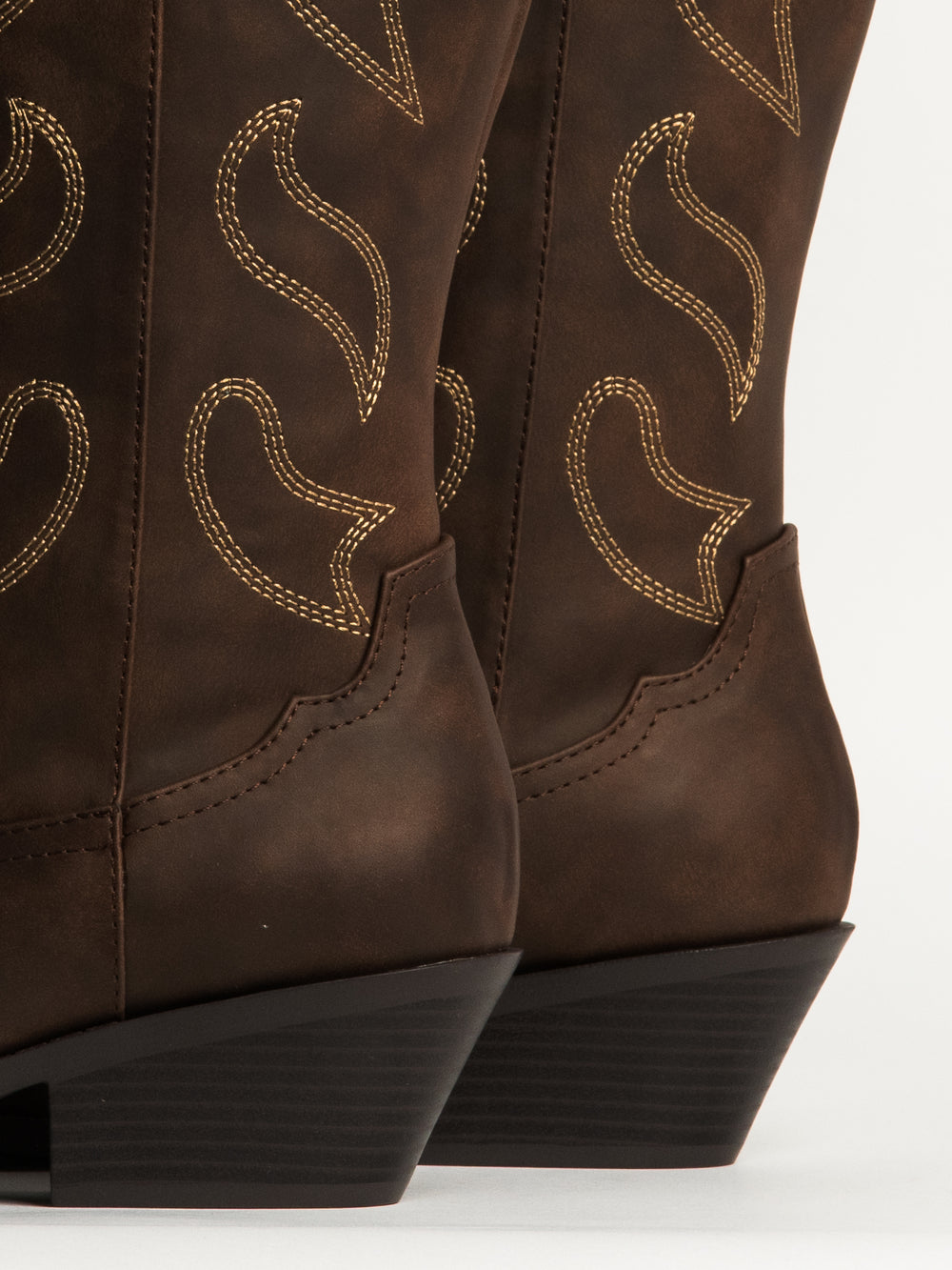 BOTTES DE COWBOY HARLOW OAKLEE POUR FEMMES - MARRON