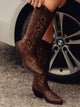 HARLOW WOMENS HARLOW OAKLEE COWBOY BOOTS - BROWN - Boathouse