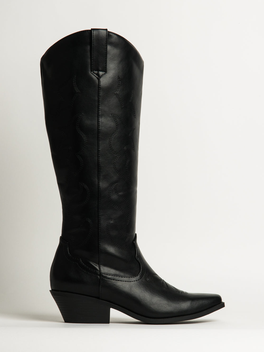WOMENS HARLOW OAKLEE COWBOY BOOTS - BLACK