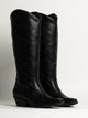 HARLOW WOMENS HARLOW OAKLEE COWBOY BOOTS - BLACK - Boathouse