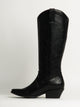 HARLOW WOMENS HARLOW OAKLEE COWBOY BOOTS - BLACK - Boathouse