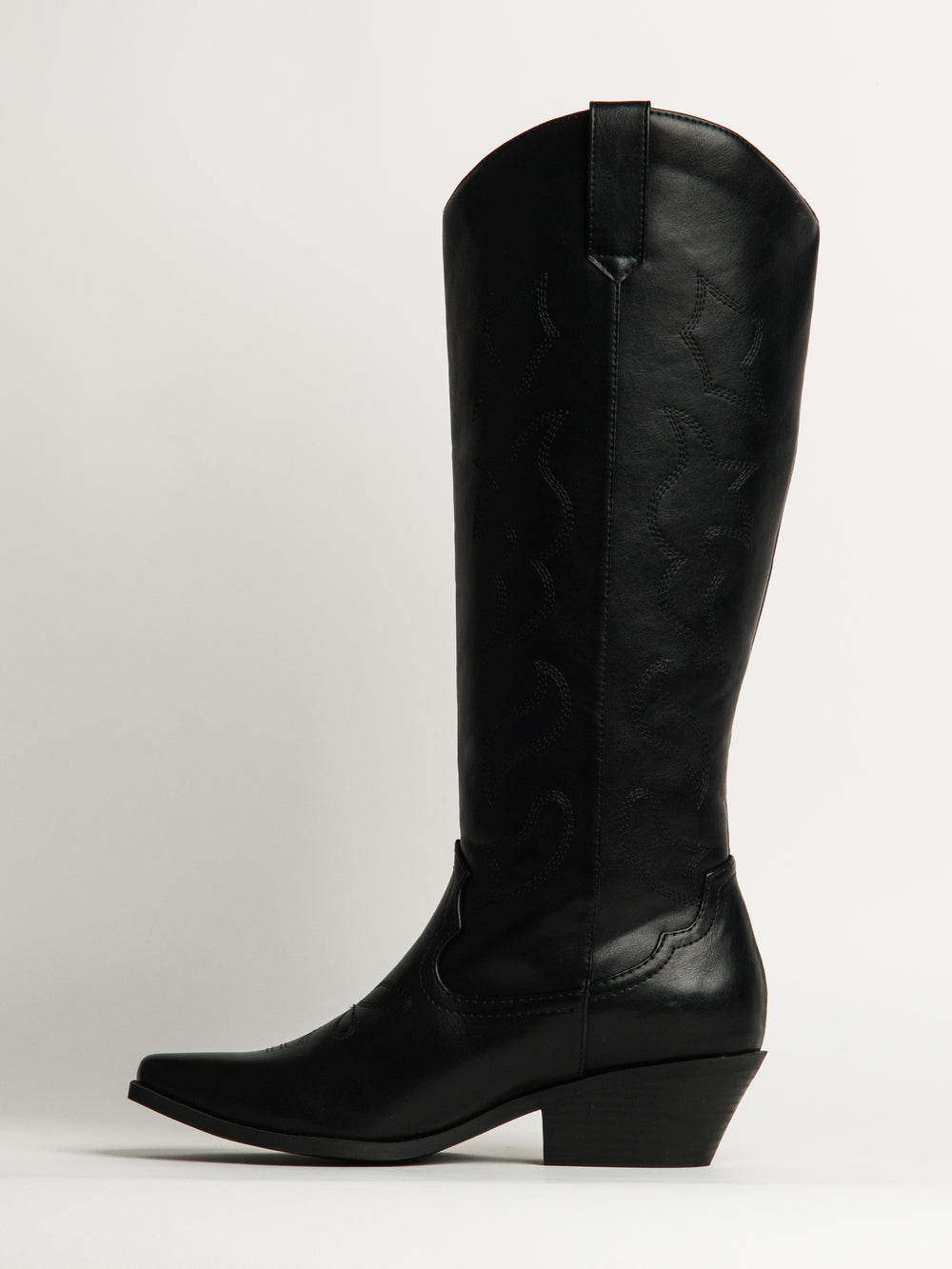 HARLOW WOMENS HARLOW OAKLEE COWBOY BOOTS - BLACK - Boathouse