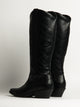 WOMENS HARLOW OAKLEE COWBOY BOOTS - BLACK
