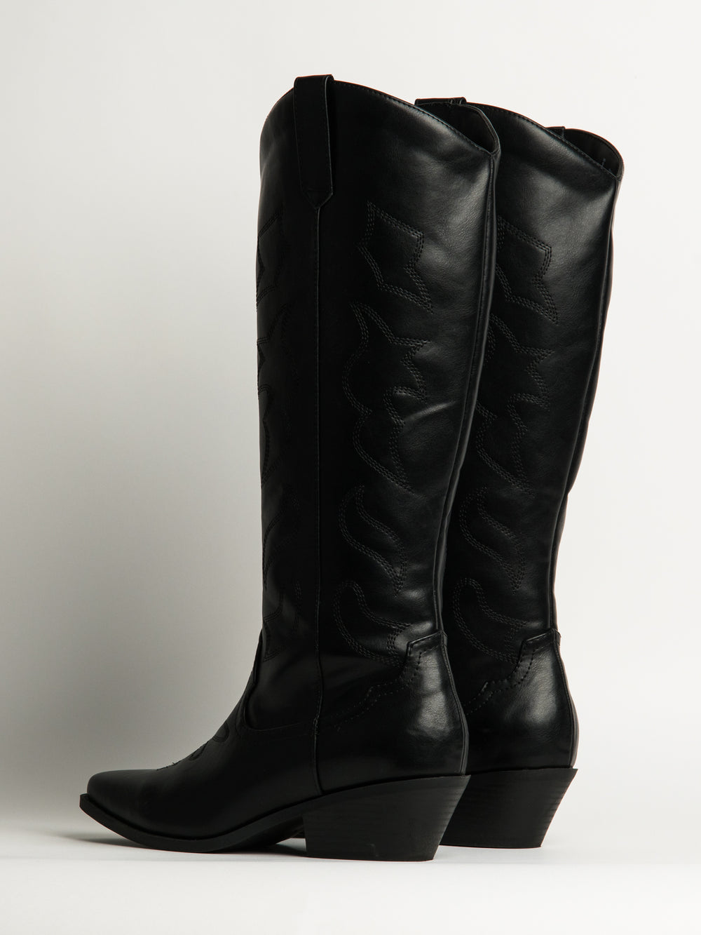 HARLOW WOMENS HARLOW OAKLEE COWBOY BOOTS - BLACK - Boathouse