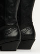 WOMENS HARLOW OAKLEE COWBOY BOOTS - BLACK