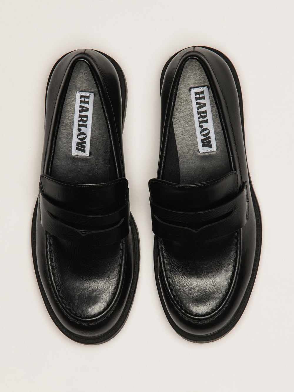 HARLOW PENNY SANDAL - BLACK