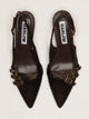 HARLOW LUXE HEEL - CHOCOLATE