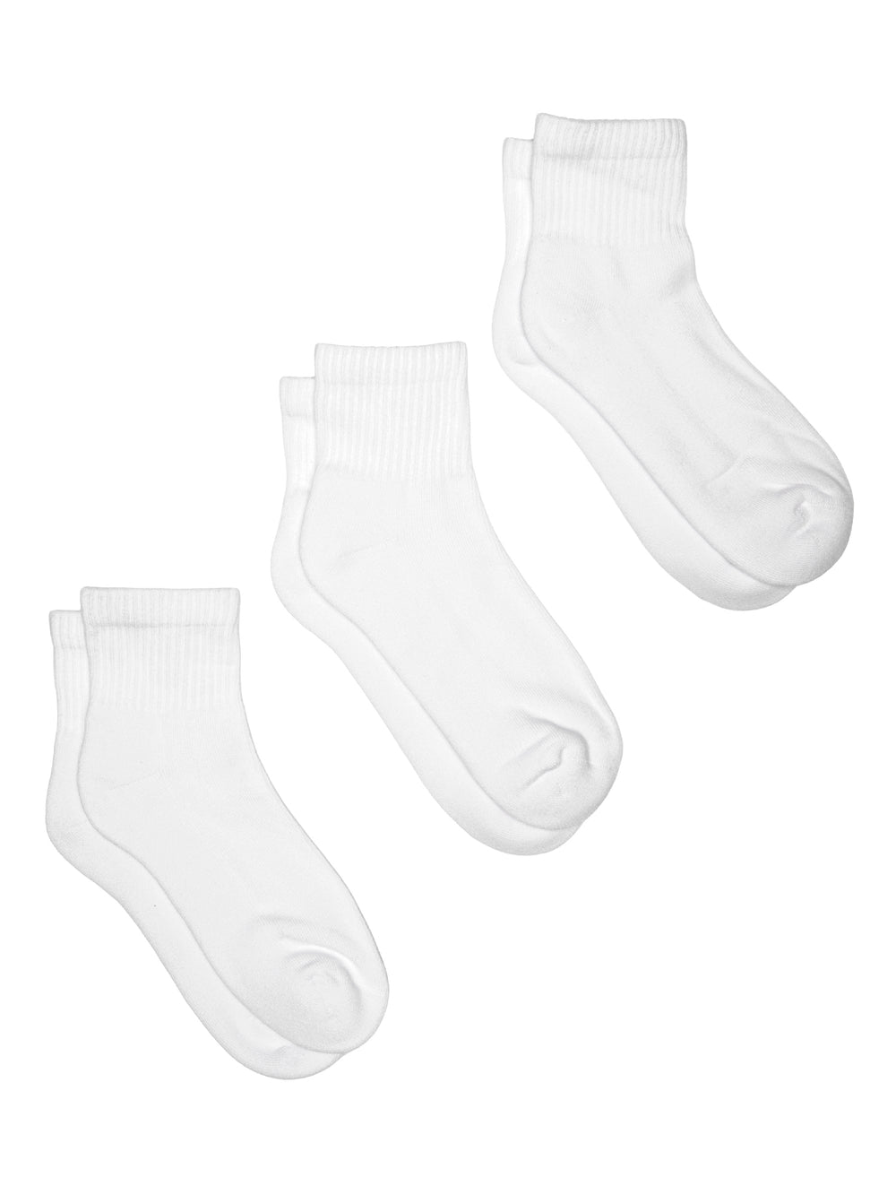 CHAUSSETTES HARLOW CREW 3-PACK - BLANC