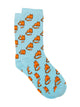 HARLOW CAT PRINT SOCK - BLUE - Boathouse