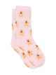 HARLOW GINGERBREAD PRINT SOCKS - ROSE - Boathouse