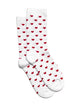 HARLOW HEART PRINT SOCKS - WHITE - Boathouse