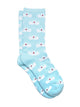 SWAN PRINT SOCKS - BLUE