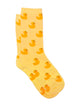 HARLOW DUCK PRINT SOCKS - YELLOW - Boathouse