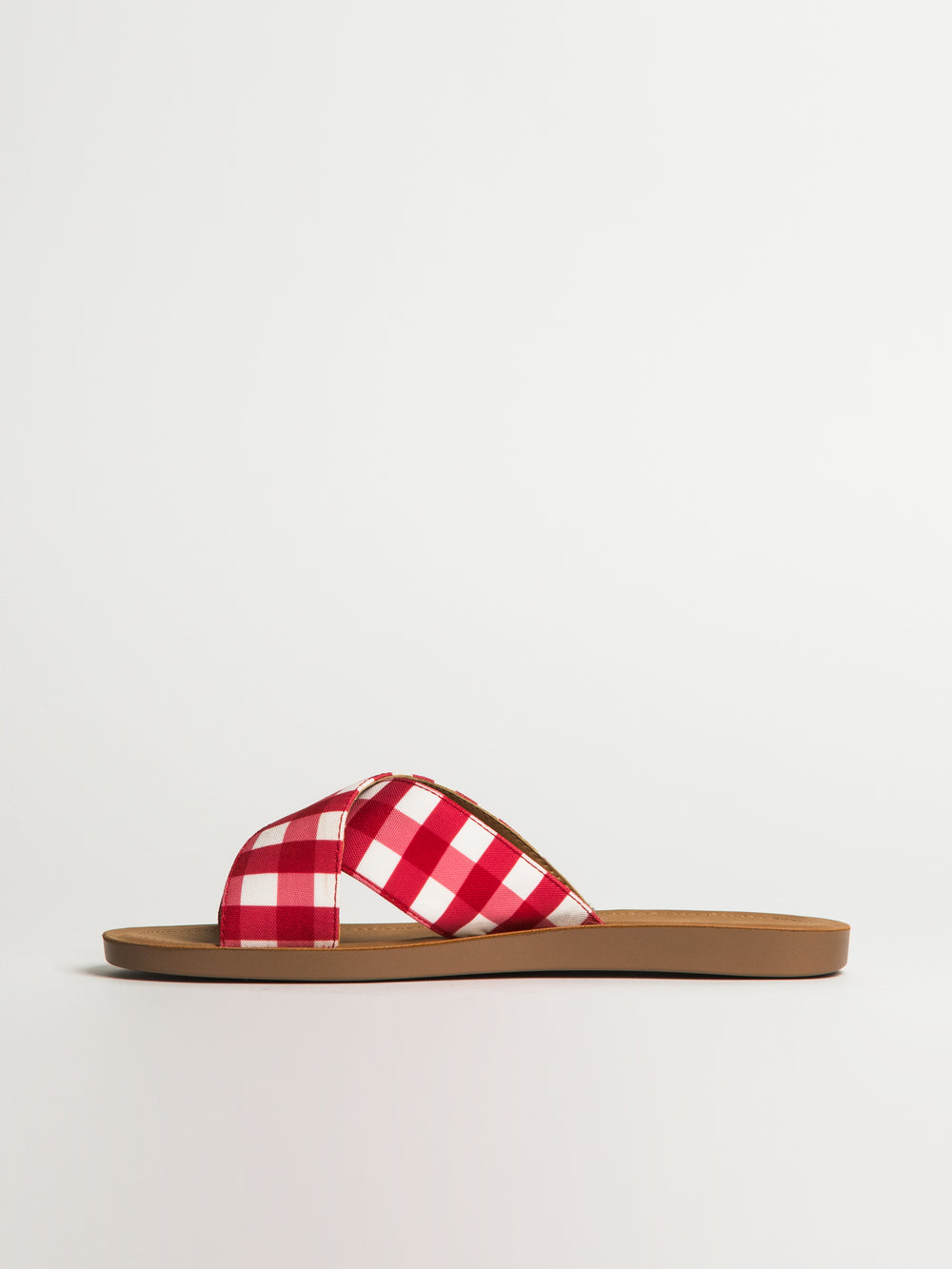 WOMENS HARLOW CAMI SANDALS - RED GINGHAM